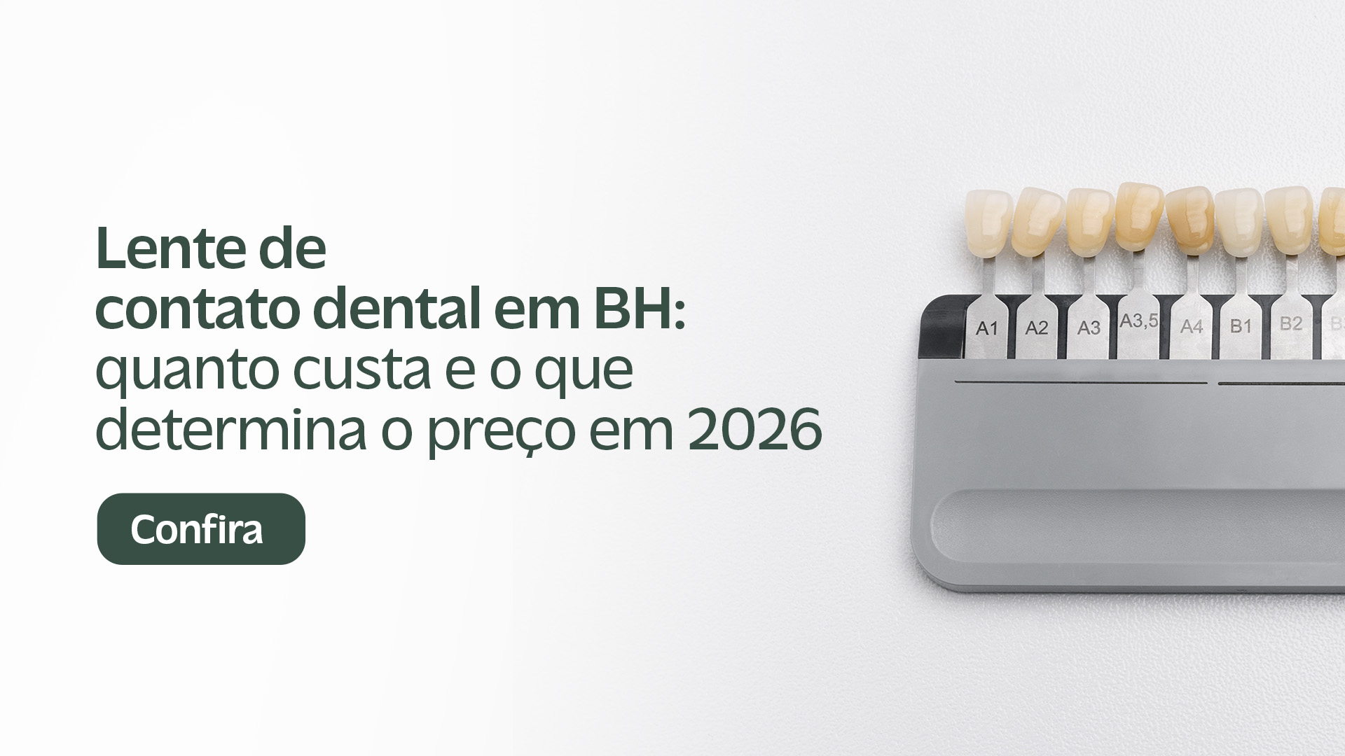 Lente de contato dental em BH